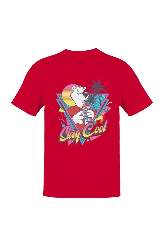 Officially Licensed Icee Retro Polar Bear Stay Cool Men's T-shirt