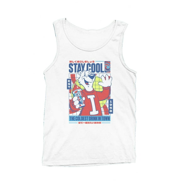 Officially Licensed Icee Stay Cool Polar Refreshment Men's Tank Top