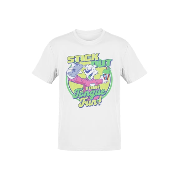 Officially Licensed Icee Stick Out Your Tongue Fun Men's T-shirt
