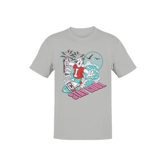 Officially Licensed Icee Surfing Polar Bear Adventure Men's T-shirt