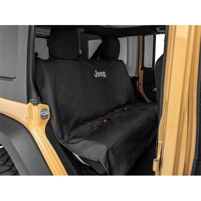 Jeep Black Waterproof Nylon Pet Guard Seat Cover with Logo