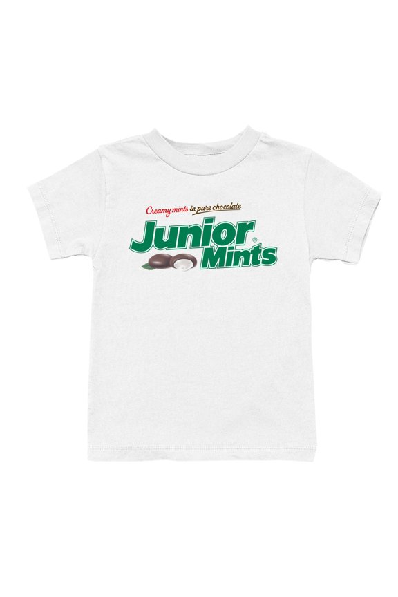 Officially Licensed Junior Mints Creamy Chocolate Mints Youth's T-shirt