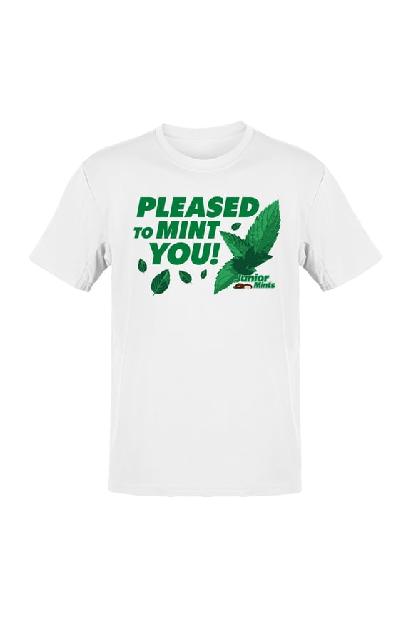 Officially Licensed Junior Mints Mint Inspired Greeting Men's T-shirt