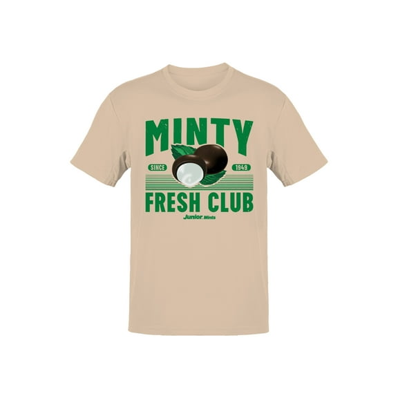 Officially Licensed Junior Mints Minty Fresh Club Men's T-shirt