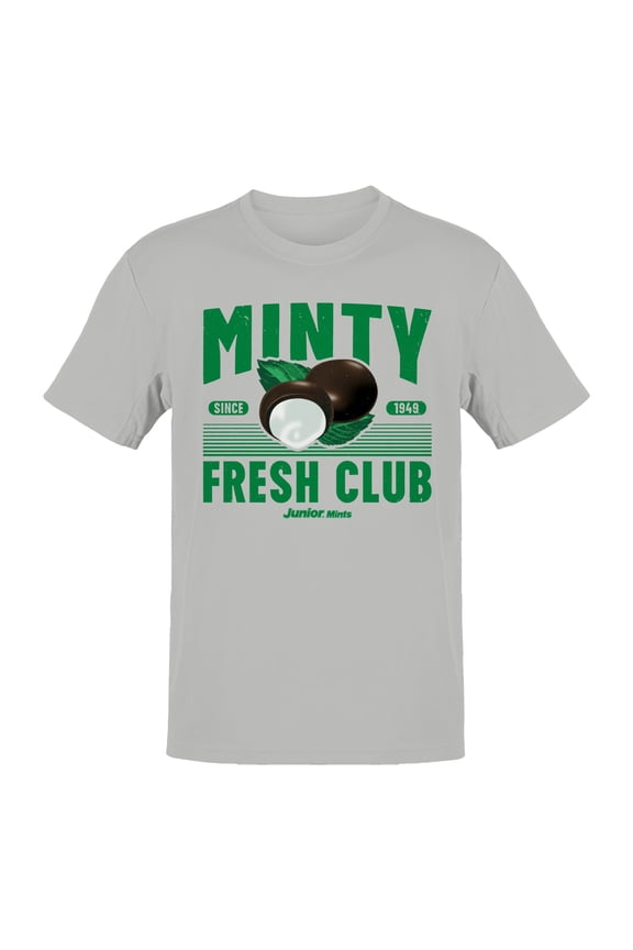 Officially Licensed Junior Mints Minty Fresh Club Men's T-shirt