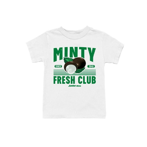 Officially Licensed Junior Mints Minty Fresh Club Youth's T-shirt