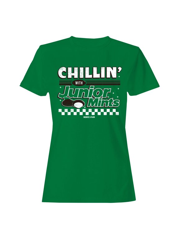 Officially Licensed Junior Mints Retro Chillin' Mints Women's T-shirt