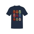 thumbnail image 1 of Officially Licensed Legends Of Lucha Libre Colorful Luchador Mask Collection Women's T-shirt, 1 of 3