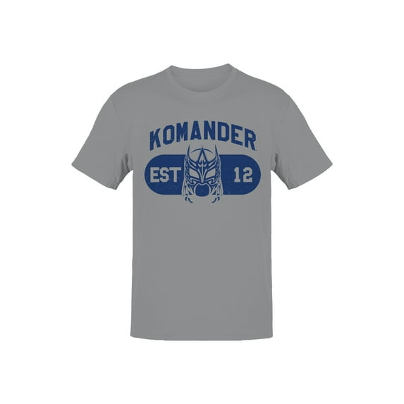 Officially Licensed Legends Of Lucha Libre Komander Wrestling Tribute Logo Men's T-shirt