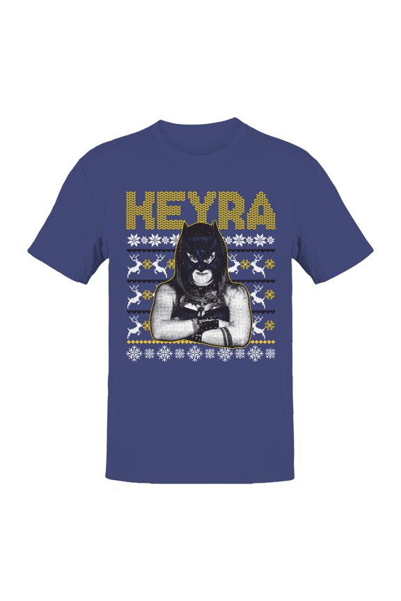 Officially Licensed Legends Of Lucha Libre Lucha Libre Holiday Sweater Design Men's T-shirt