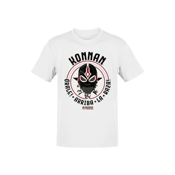 Officially Licensed Legends Of Lucha Libre Luchador Mask Design Tribute Men's T-shirt