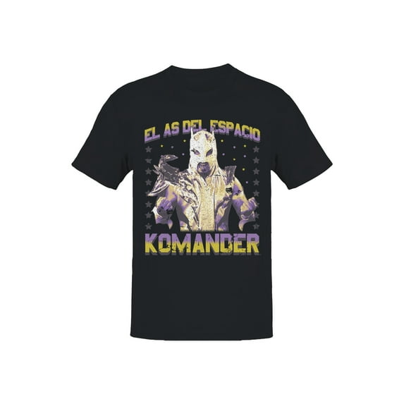 Officially Licensed Legends Of Lucha Libre Space Ace Komander's Dazzling Pose Men's T-shirt