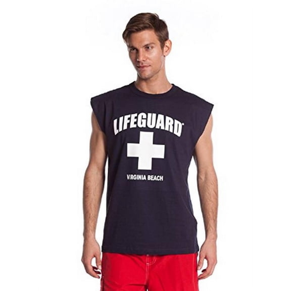 Officially Licensed Lifeguard Muscle Tank, Tee Shirt For Men, Adults, Unisex.