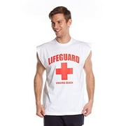 Officially Licensed Lifeguard Muscle Tank, Tee Shirt For Men, Adults, Unisex.