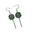 thumbnail image 1 of Officially Licensed Military Charm Earrings, A Proud Symbol of Service and Sacrifice, Stainless Steel, Great Gift, 1 of 11