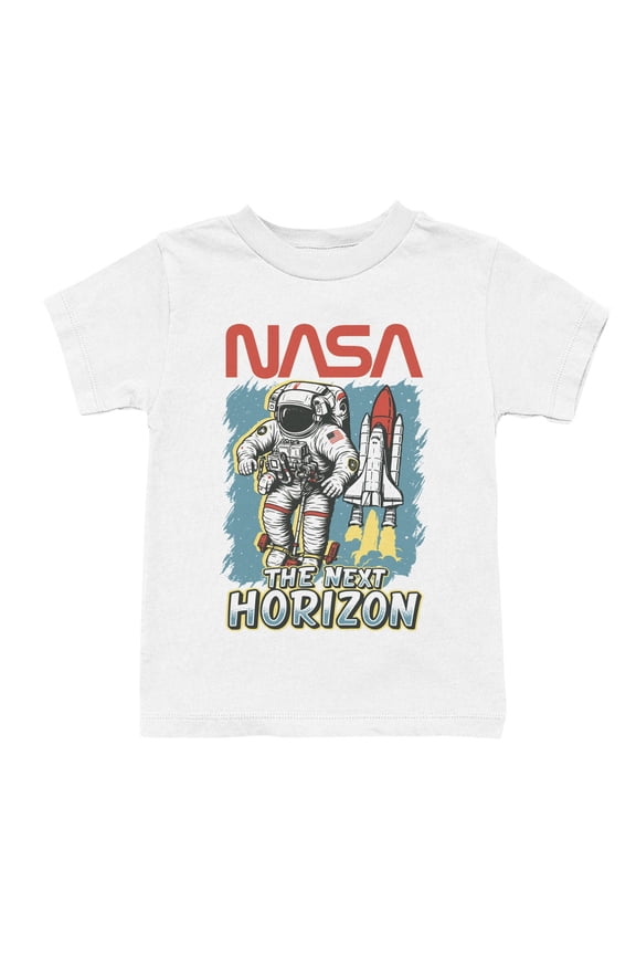 Officially Licensed NASA Astronaut: The Next Horizon Youth's T-shirt