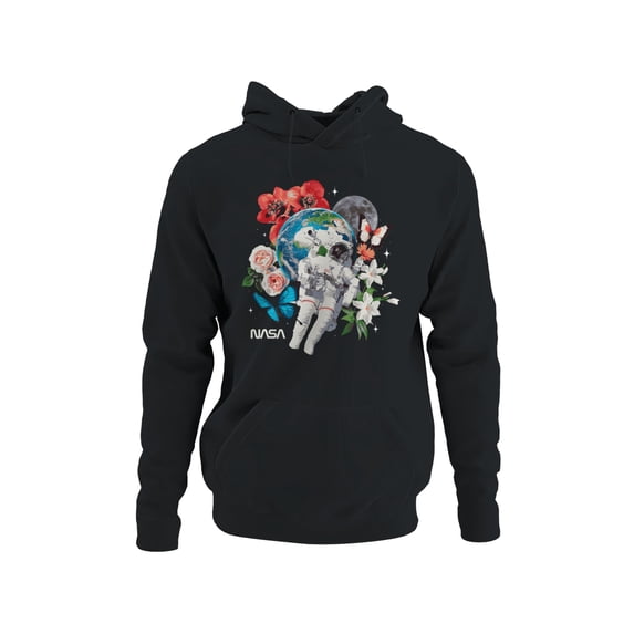 Officially Licensed NASA Cosmic Exploration with Nature Men's Hoodie