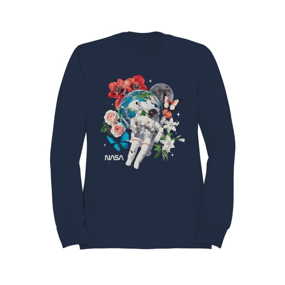 Officially Licensed NASA Cosmic Exploration with Nature Women's Sweatshirt