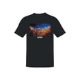 thumbnail image 1 of Officially Licensed NASA Cosmic Nebula Exploration Men's T-shirt, 1 of 3