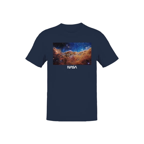 Officially Licensed NASA Cosmic Nebula Exploration Men's T-shirt