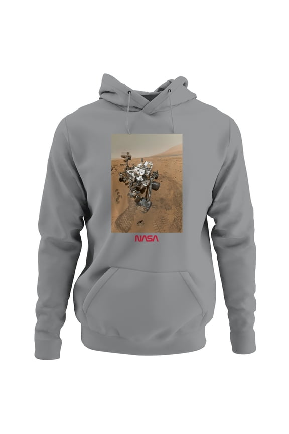 Officially Licensed NASA Curiosity Rover on Mars Surface Men's Hoodie