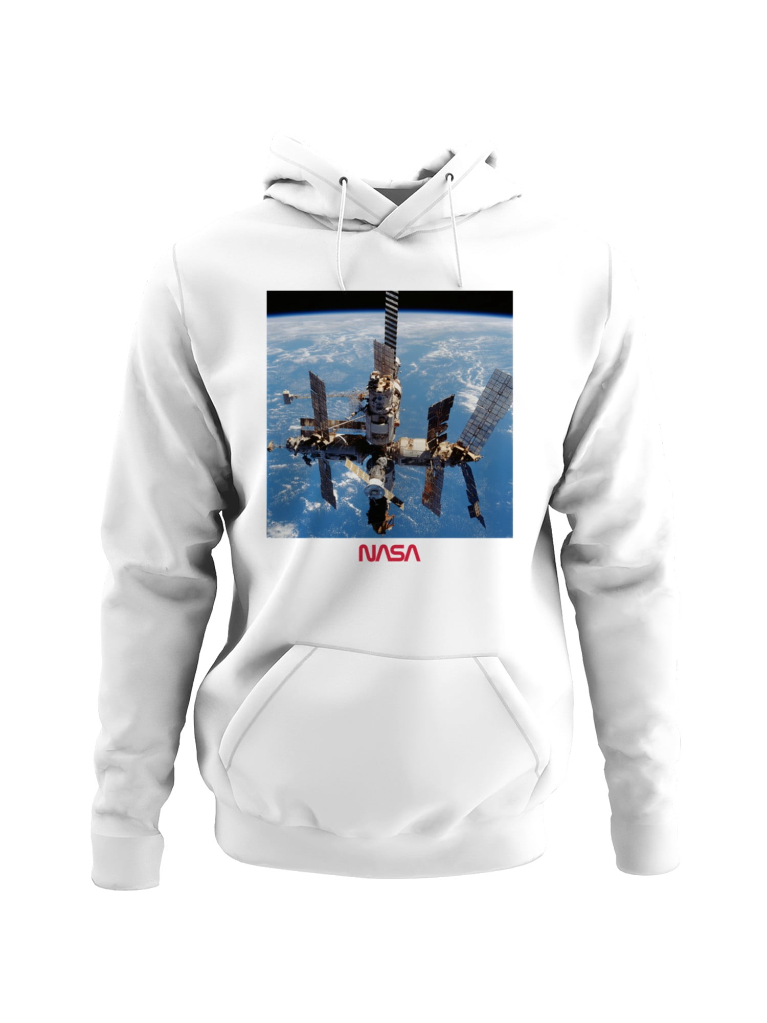 Officially Licensed NASA Mir Space Station in Orbit Women's Hoodie ...