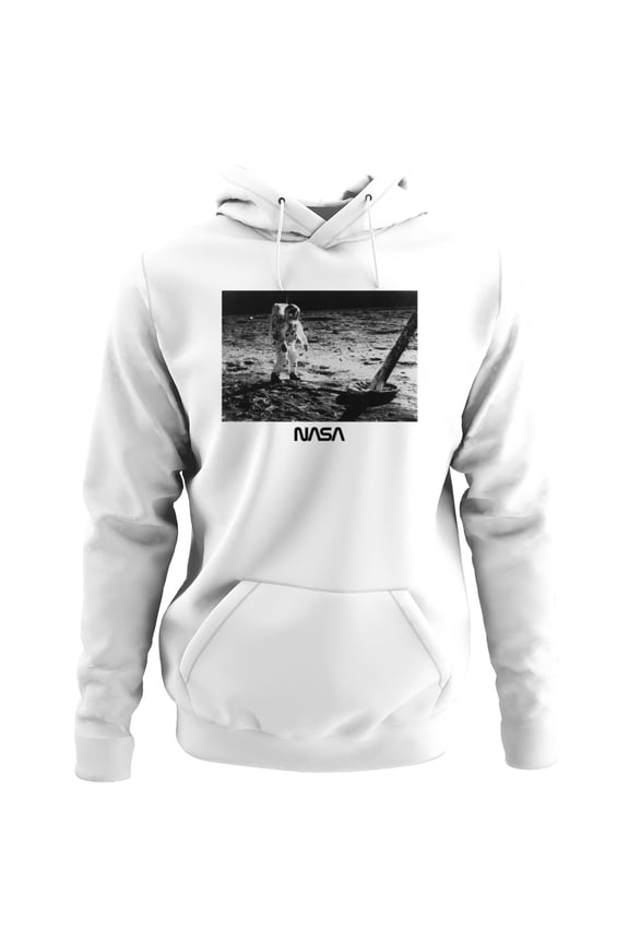 Officially Licensed NASA Moon Landing Astronaut Scene Women's Hoodie