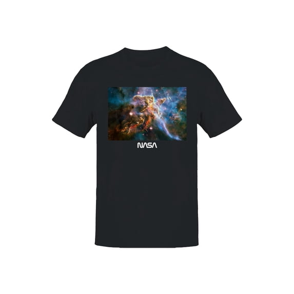 Officially Licensed NASA Nebula Cosmic Wonders Men's T-shirt