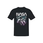 Officially Licensed NASA Retro Astronaut Design Men's T-shirt