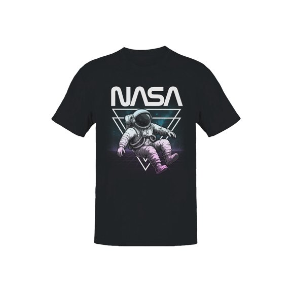 Officially Licensed NASA Retro Astronaut Design Men's T-shirt