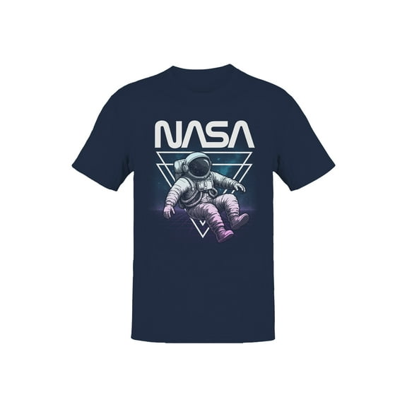 Officially Licensed NASA Retro Astronaut Design Men's T-shirt