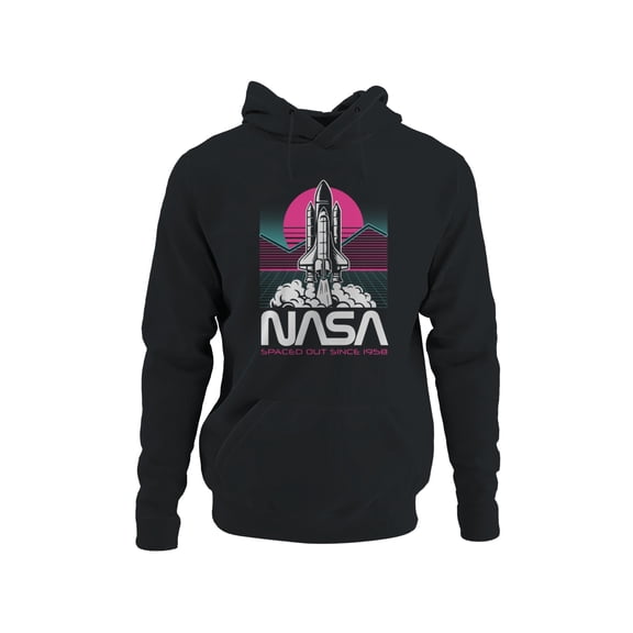 Officially Licensed NASA Retro Space Shuttle Design Men's Hoodie