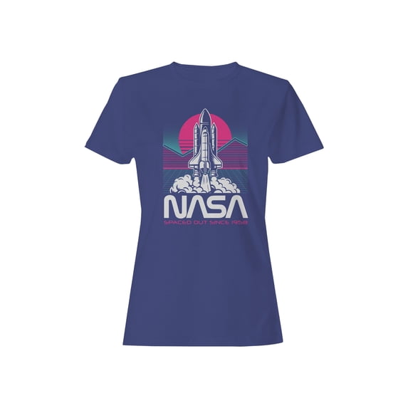 Officially Licensed NASA Retro Space Shuttle Design Women's T-shirt