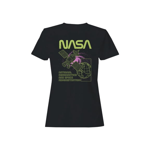 Officially Licensed NASA Space Satellite Graphic Women's T-shirt