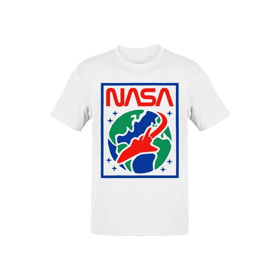 Officially Licensed NASA Space Shuttle Earth Design Men's T-shirt