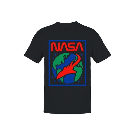 Officially Licensed NASA Space Shuttle Earth Design Men's T-shirt