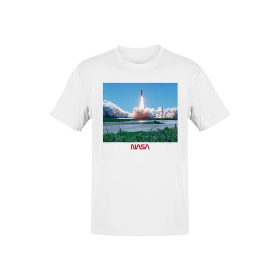 Officially Licensed NASA Space Shuttle Launch Explosion Men's T-shirt