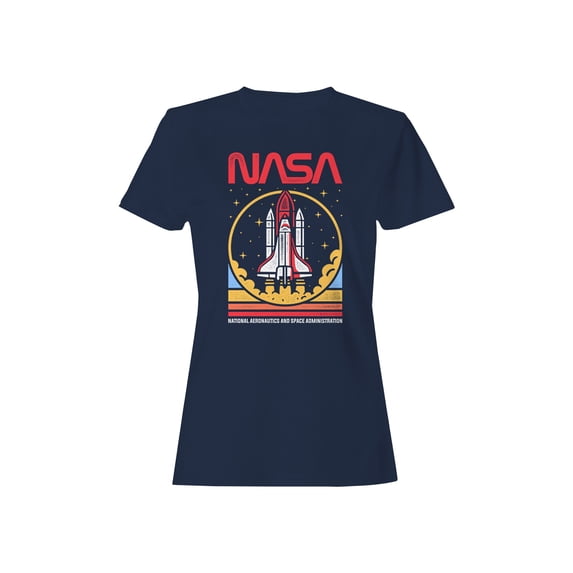 Officially Licensed NASA Space Shuttle Launch Graphic Women's T-shirt