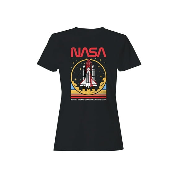 Officially Licensed NASA Space Shuttle Launch Graphic Women's T-shirt