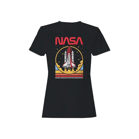 Officially Licensed NASA Space Shuttle Launch Graphic Women's T-shirt