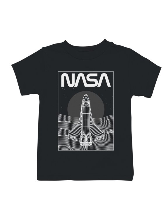 Officially Licensed NASA Space Shuttle Line Art Youth's T-shirt