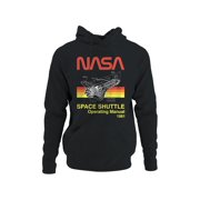 Officially Licensed NASA Space Shuttle Manual 1981 Womens Hoodie
