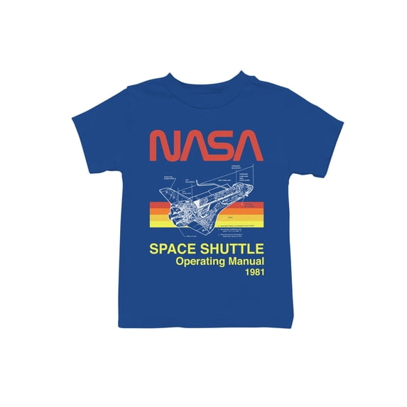 Officially Licensed NASA Space Shuttle Manual 1981 Youth's T-shirt