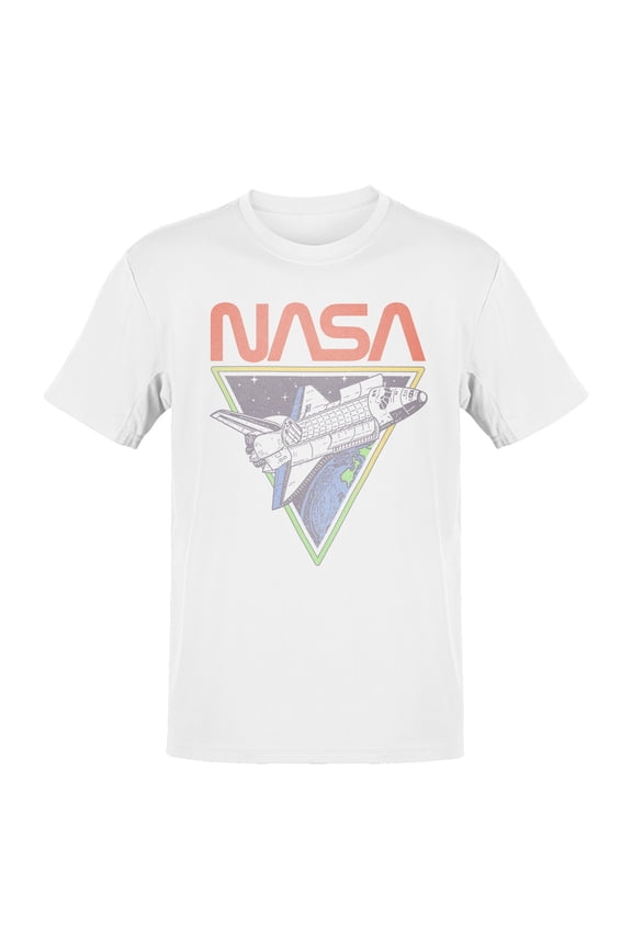Officially Licensed NASA Vintage Space Shuttle Design Men's T-shirt