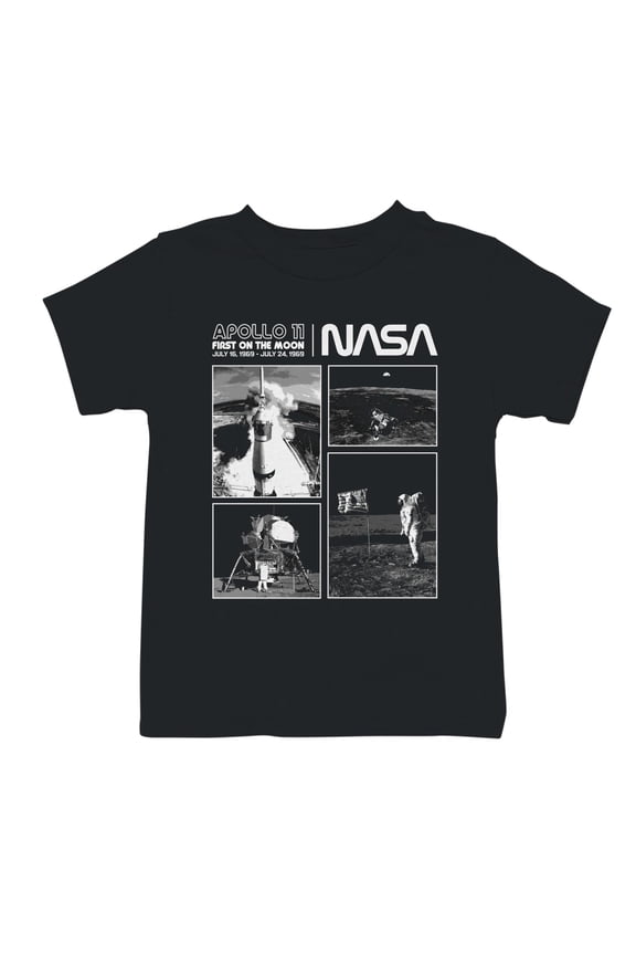 Officially Licensed Nasa Apollo 11 First Moon Landing Tribute Youth's T-shirt