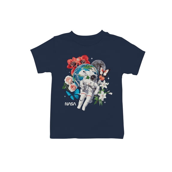 Officially Licensed Nasa Cosmic Exploration with Nature Youth's T-shirt
