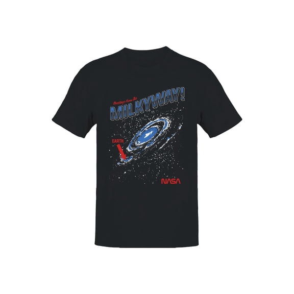 Officially Licensed Nasa Greetings from the Milky Way! Men's T-shirt
