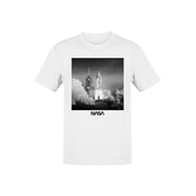 Officially Licensed Nasa Iconic Space Shuttle Launch Mens T-shirt