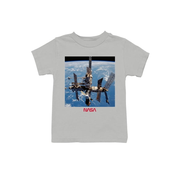 Officially Licensed Nasa Mir Space Station in Orbit Youth's T-shirt