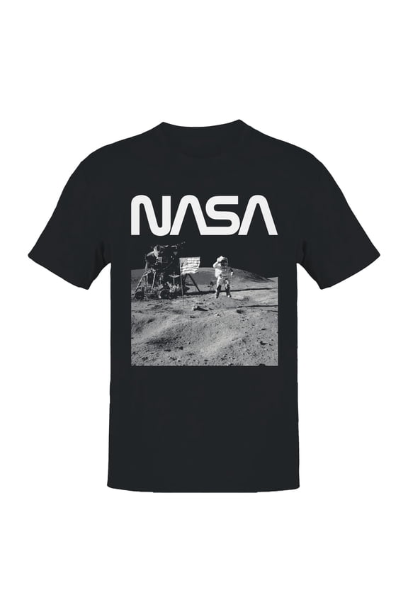 Officially Licensed Nasa Moon Landing Astronaut Men's T-shirt
